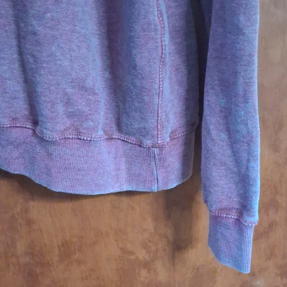 EMI Women's Vintage Graphic Crew Neck Sweater - Maroon - Picture 4 of 5